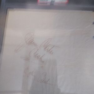 June Carter cash autograph and Johnny cash autogra